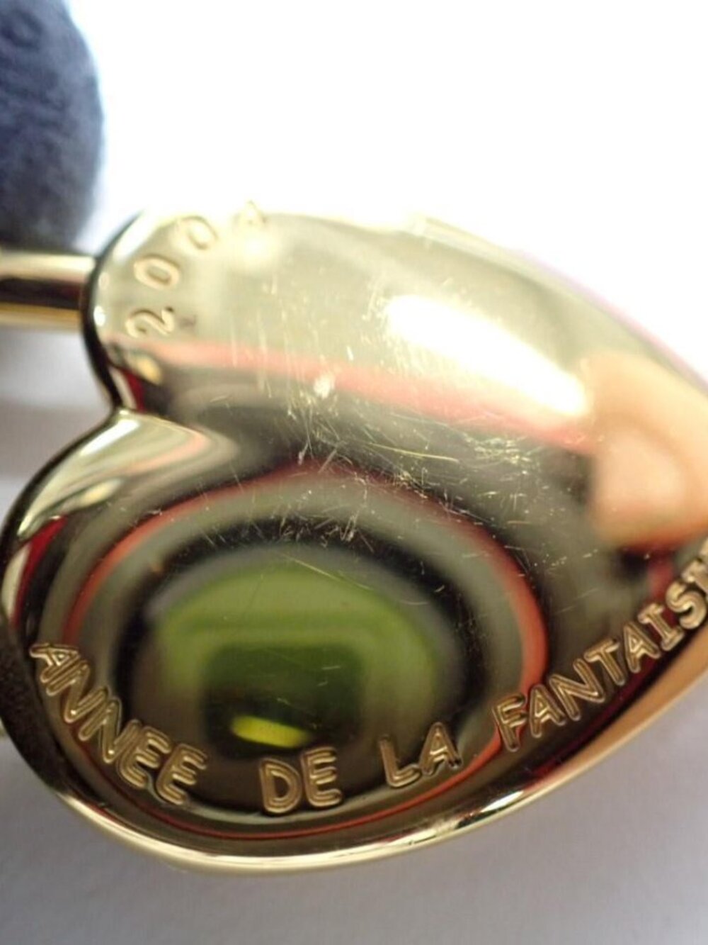 Hermes Annee De La Fantaisie Heart Cadena Charm in Box - Picture 5 of 7